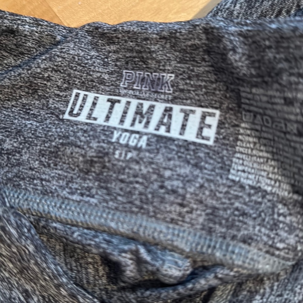 Gray yoga pants